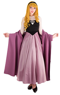 眠れる森の美女 オーロラ姫 コスプレ衣装 ドレス