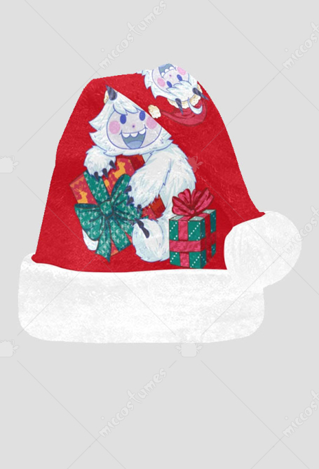 大人のフランネルクリスマス帽子はクリスマスの新年のお祝いの休日のパーティー用品のための雪だるまパターンユニセックスサンタ帽子を提示します