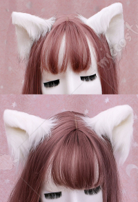 女性狐耳 ロリータ 髪飾り ヘアクリップ コスプレアクセサリー