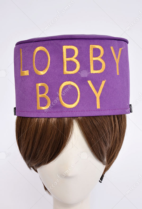 ロビー・ボーイ コスプレアクセサリー　紫色帽子