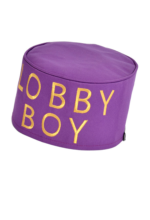 ロビー・ボーイ コスプレアクセサリー　紫色帽子