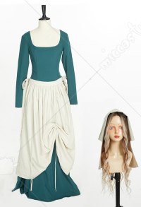 中世 メイド  セット ワンピース コスプレ 衣装