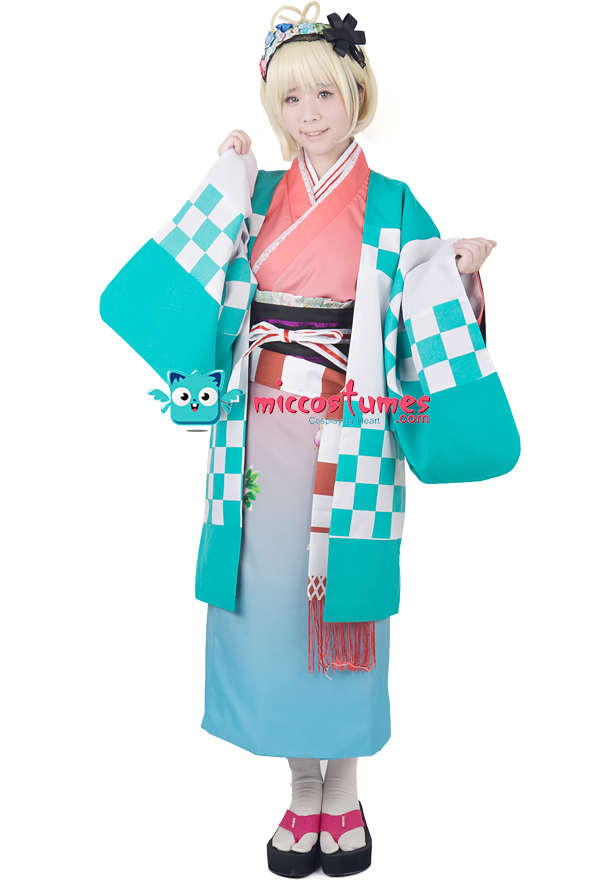 Blue Exorcist Moriyama Shiemi Cosplay Kimono For Sale