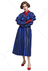 女性 英国 スターンナニー メリー ヴィンテージ 大人 魔法 コスプレ 衣装 コート ハロウィーンコスプレ