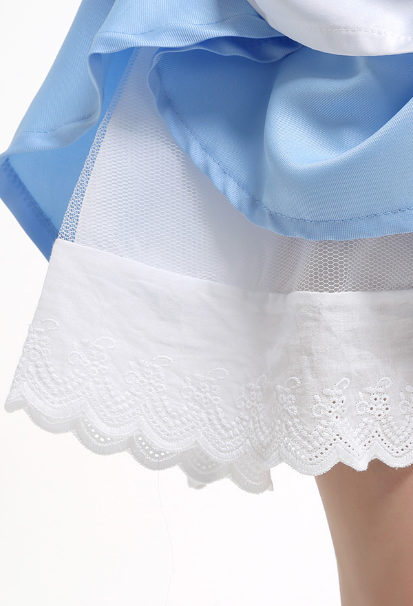 不思議の国のアリス 可愛い メイド服 水色 コスプレ コスチューム
