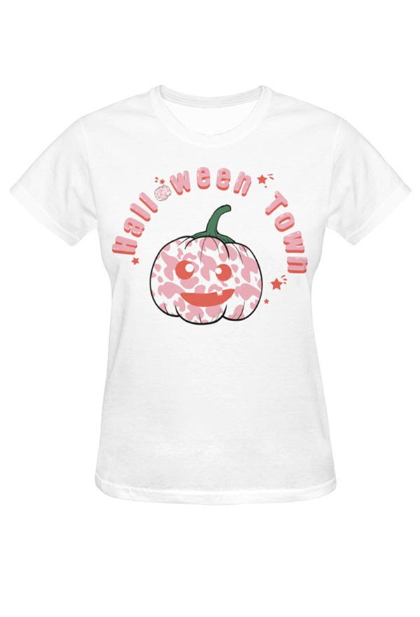 万圣节草莓南瓜T恤