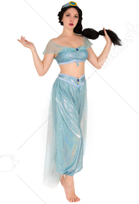 アグラバーのプリンセス ジャスミン姫 コスプレ 衣装 コスチューム ドレス