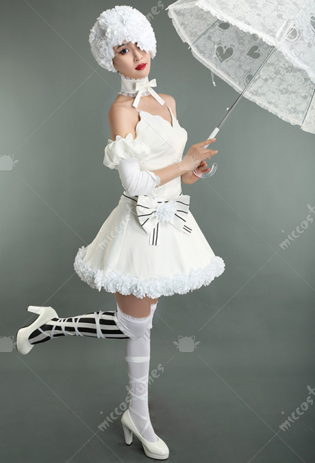 黒執事 ドール姫コスプレ衣装 白いドレス