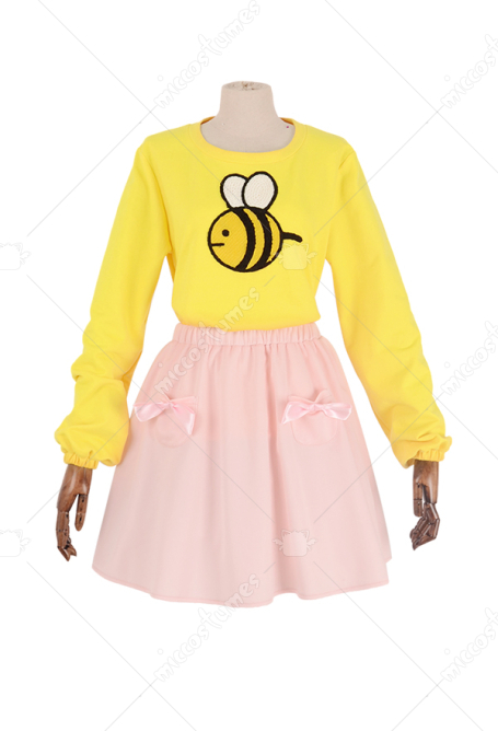 Bee and Puppycat ビーとパピーキャット ビー コスプレ 衣装　ピンクスカート
