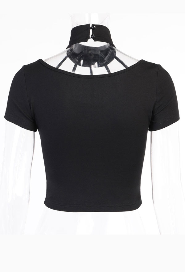 半袖 ブラック 黒色 tシャツ レディース 女性 カジュアル ファッション 夏物