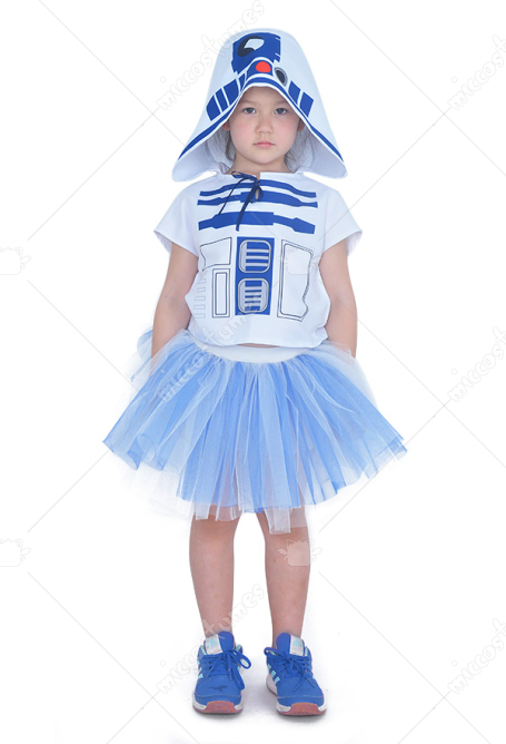 スター・ウォーズ　R2D2 　子供　コスチューム　ドレス　ハロウィーン　