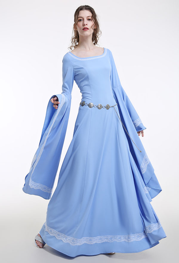ルネッサンス中世の衣装レトロな歴史的なドレスマニュアル