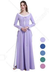中世ルネサンス コスチューム 手作りドレス 多色