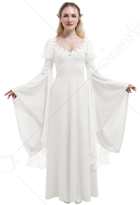 エルフの妖精 コスプレ 衣装 中世ドレス