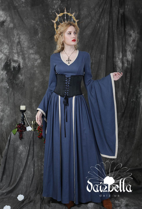 中世ヨーロッパ服リネンドレス 公爵夫人コスプレ ドレス通販