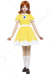マリオ テニス N64 デイジー姫 コスプレ 衣装 ドレス