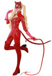 Persona 5 Panther Ann Takamaki Phantom Thief Cosplay Costume Spandex Bodysuit Jumpsuit Including Whip and Boots Cover