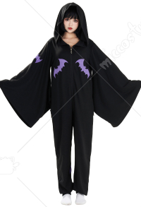【连体睡衣】黑色女巫 紫色蝙蝠