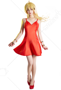 パンティ&ストッキングwithガーターベルト パンティ コスプレ 衣装 赤ドレス
