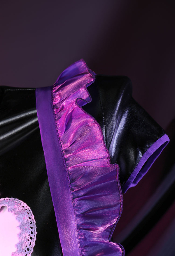 黒紫 チャイナドレス