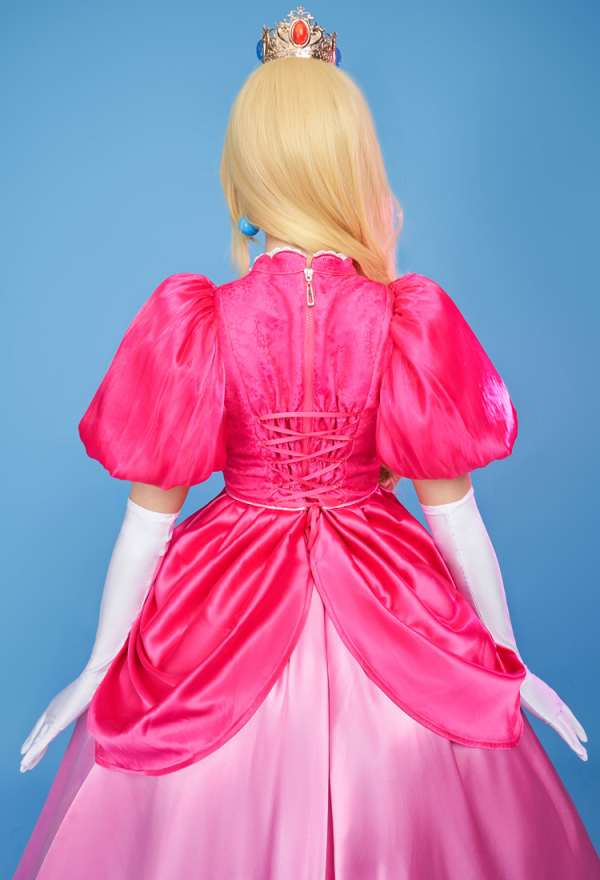 ピーチ姫 コスプレ 衣装 ピンクドレス