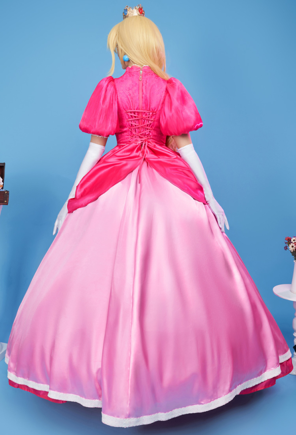 ピーチ姫 コスプレ 衣装 ピンクドレス