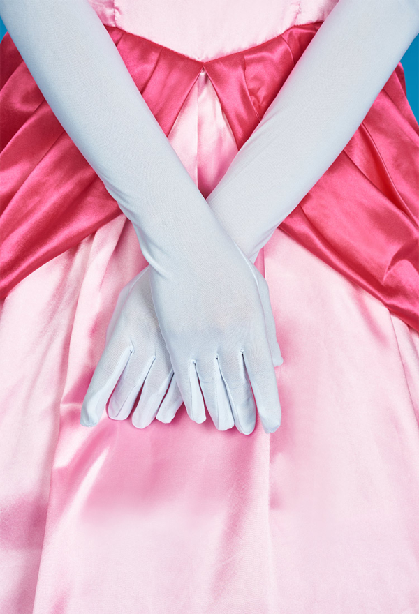 マリオ ピーチ姫 コスプレ 衣装 ピンクドレス