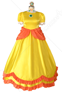 スーパーマリオブラウス プリンセス デイジー コスプレ 衣装 プラスサイズ　