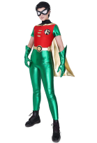 スーパーヒーロー　ロビン　コスプレ　衣装　男性用　コスチューム　ジャンプスーツ　オーダーメイド　