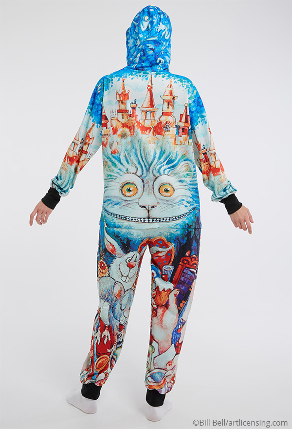 ハロウィーン コスプレ 仮装 猫と城柄 着ぐるみ パジャマ
