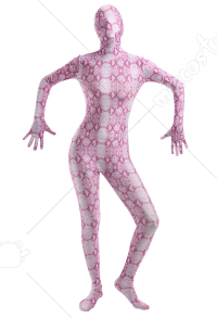 女性 大人 ハロウィーン ヘビの鱗柄 ボディスーツ ジャンプスーツ