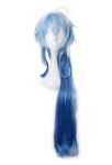 Genshin Impact Ganyu Long Gradient Blue Hair Cosplay Wig with Adjustable Hairnet And 110cm hair
