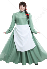 ハウルの動く城 ソフィー コスプレ 衣装 ドレス プラスサイズ