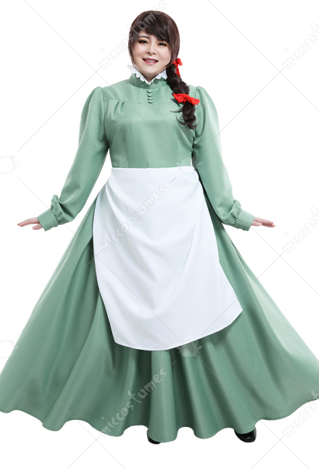 ハウルの動く城 ソフィー コスプレ 衣装 ドレス プラスサイズ